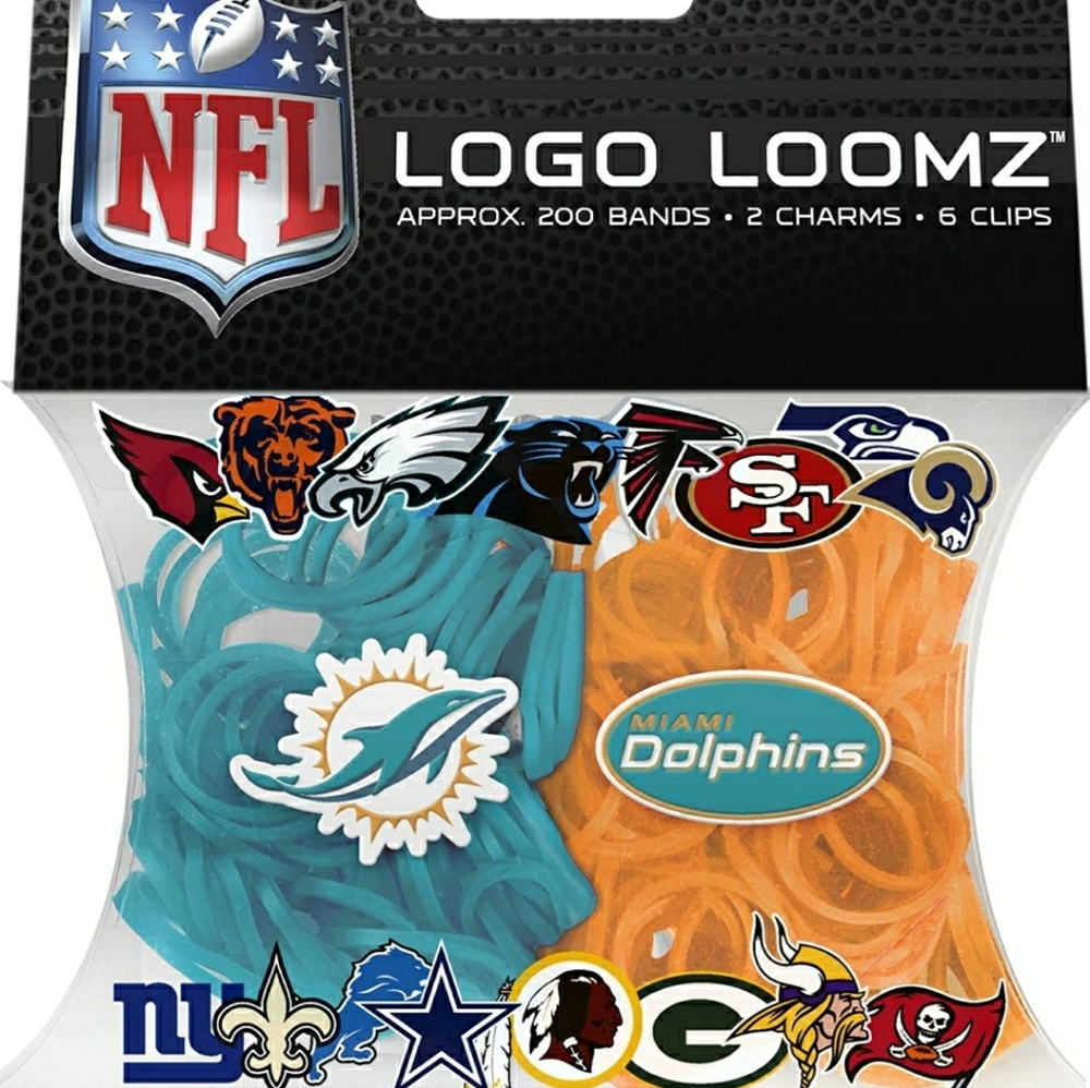 Miami Dolphins Logo Loomz bracelet